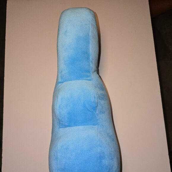 Peeps Blue Marshmallow Candy Easter Bunny Shaped Pillow Plush 17” - Picture 3 of 10